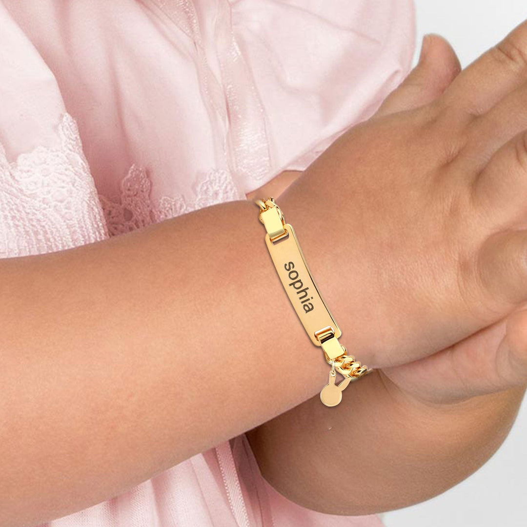 Baby Name Bracelet with Cute Charm