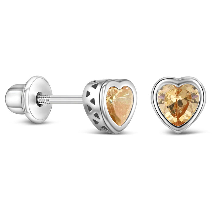 Children's Birthstone Stud Earrings