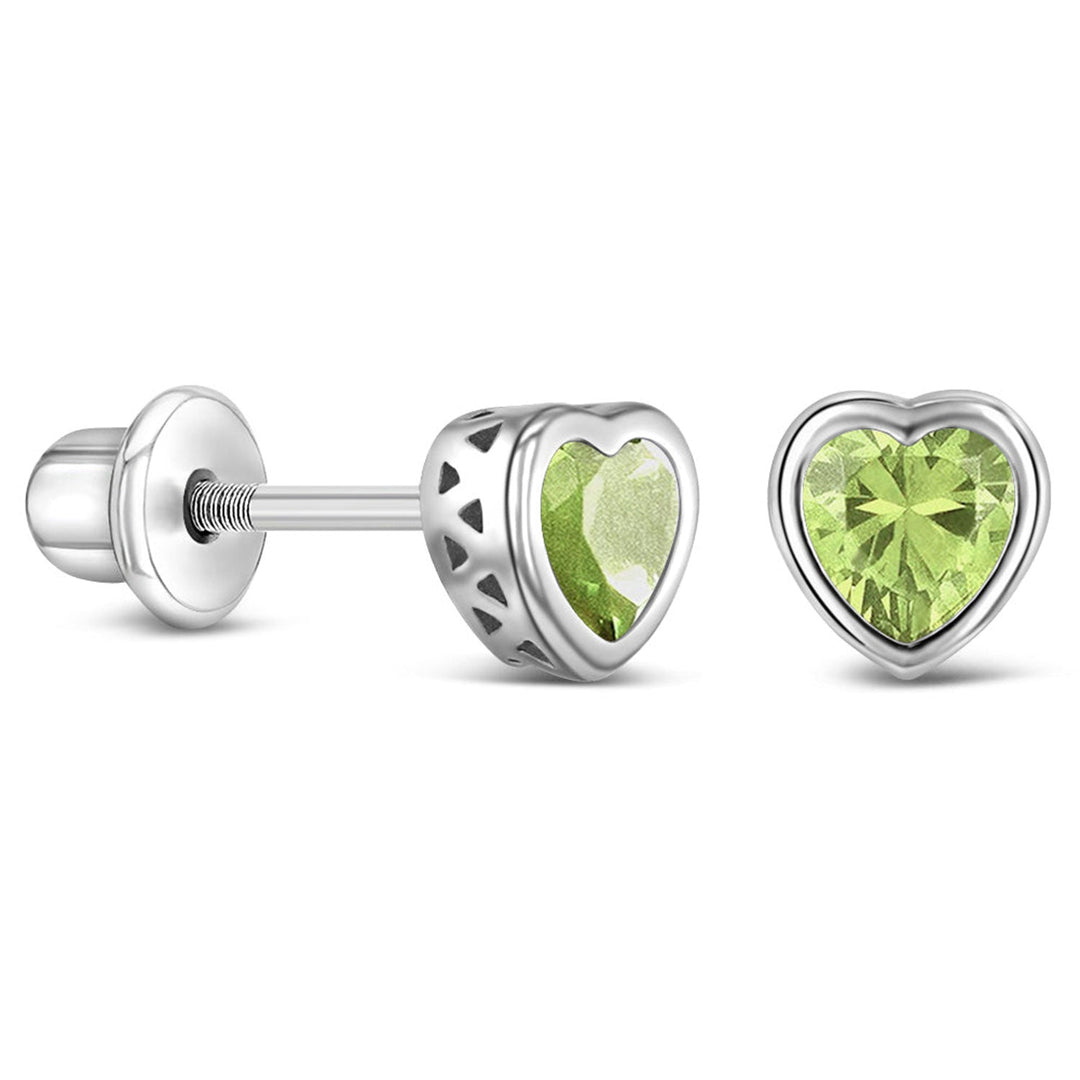 Children's Birthstone Stud Earrings