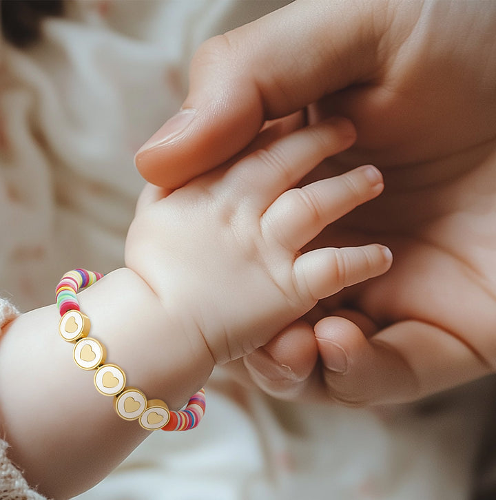 Soft Clay Personalized Letter Bracelet for Kids