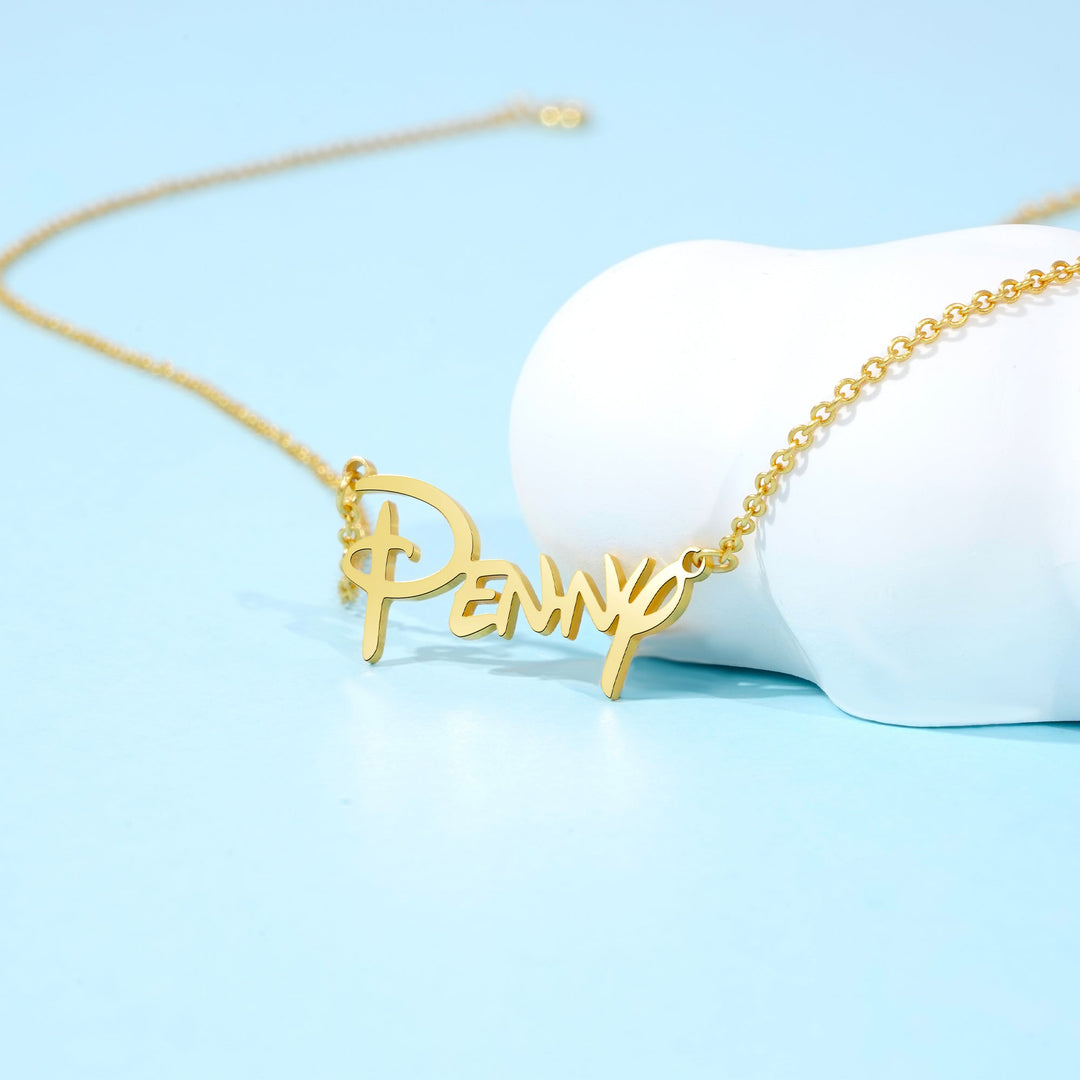 Personalized Princess Kids Name Necklace