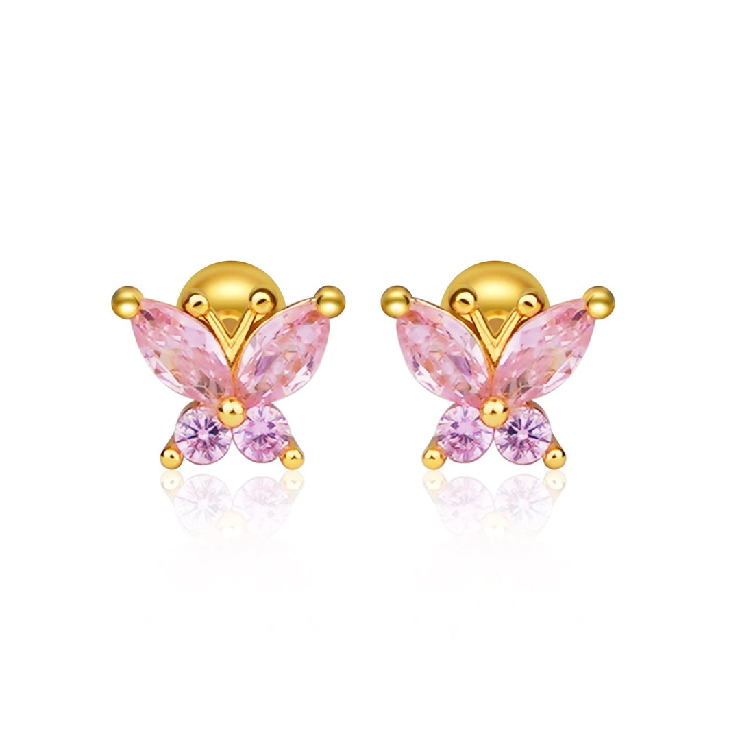 Crystal Butterfly Earrings