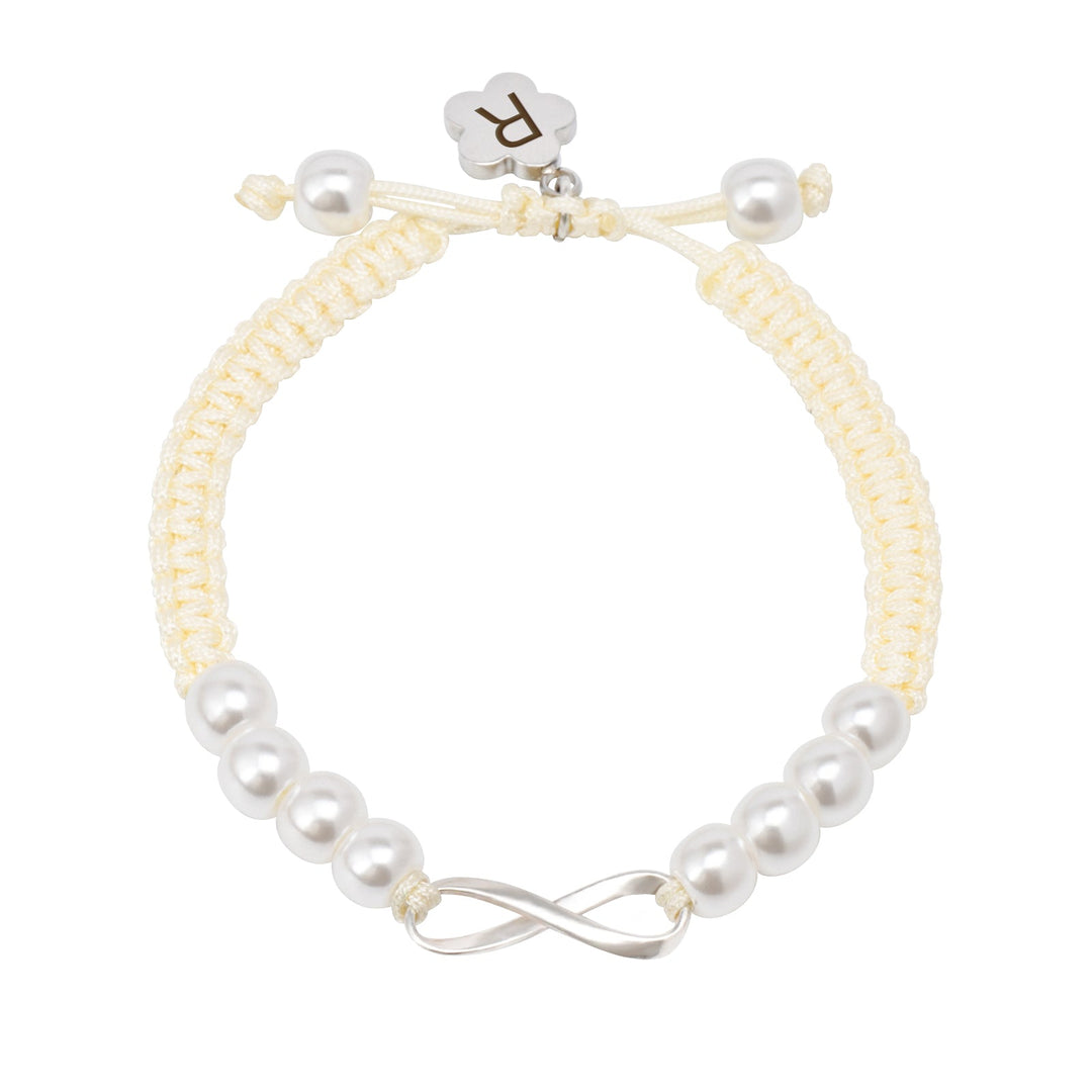Custom Initial Handwoven Infinity Baby Bracelet