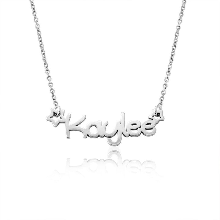 Star Childrens Name Necklace