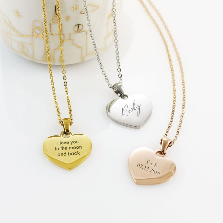 Kids Love Engravable Necklace