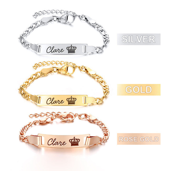 Baby Name Bracelet Family Set