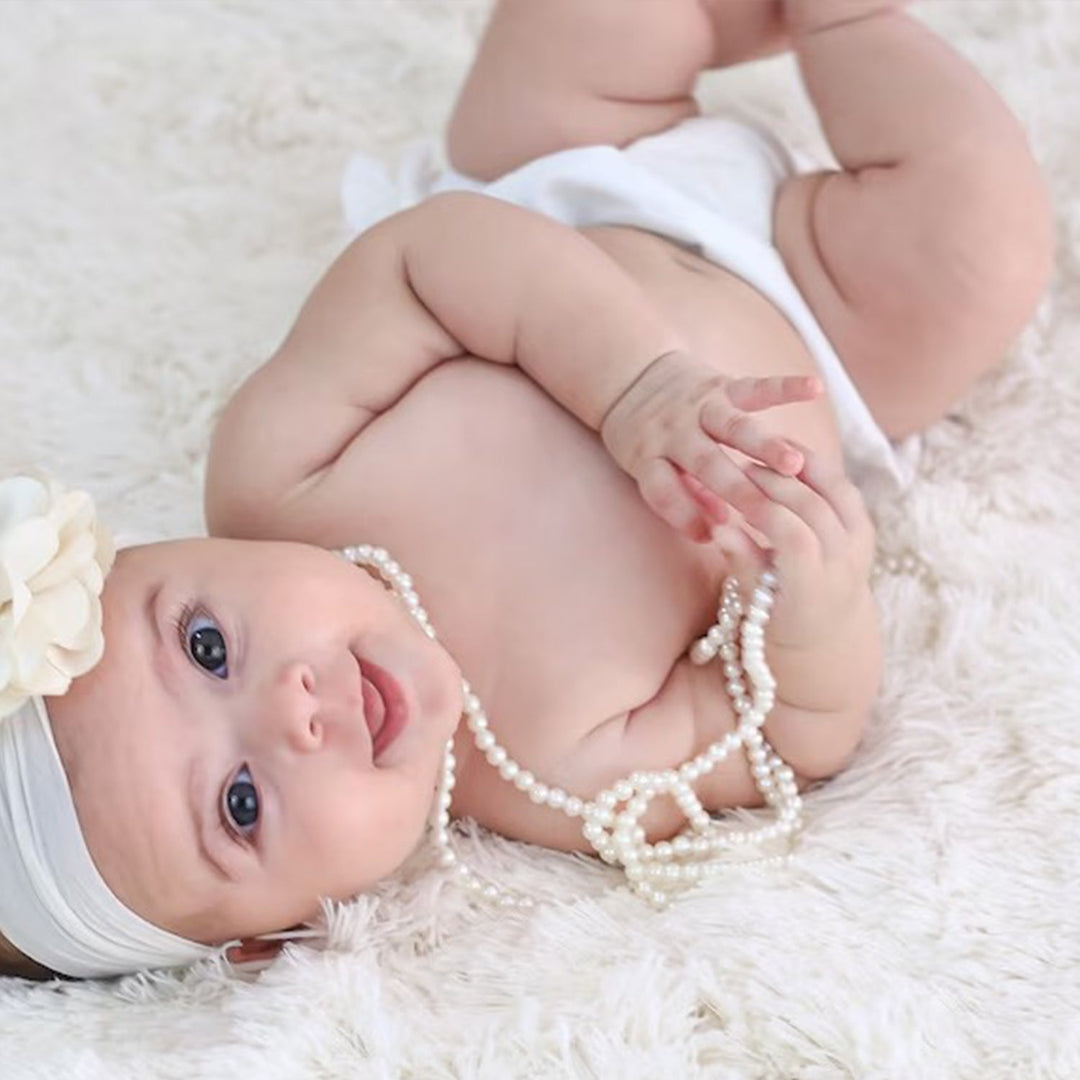 Baby and Girls First Pearl Necklace