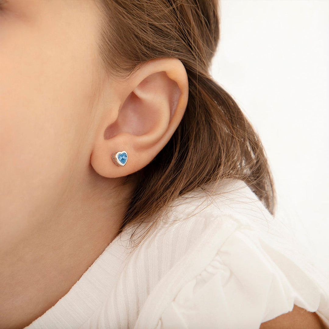 Children's Birthstone Stud Earrings