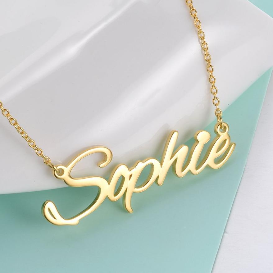 Sterling Silver Personalized Name Necklace