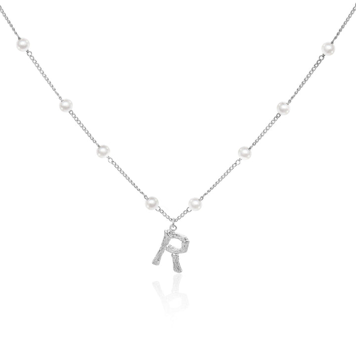 Children's Pearl Initial Necklace