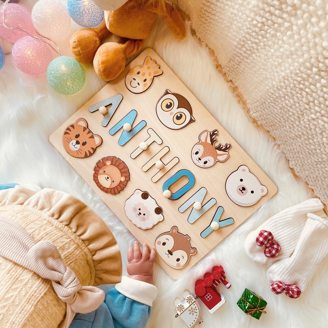 Personalized Wooden Baby Name Puzzle