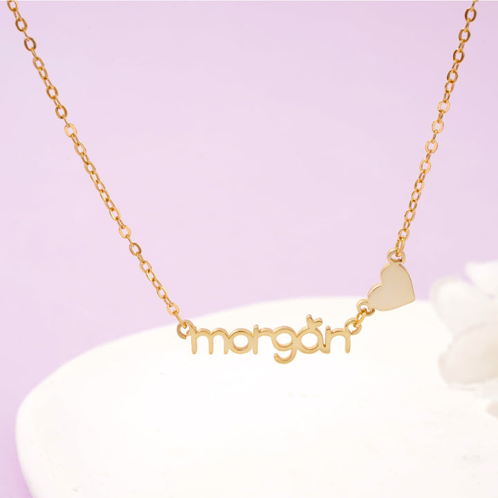 Kids Name Necklace with Cute Element