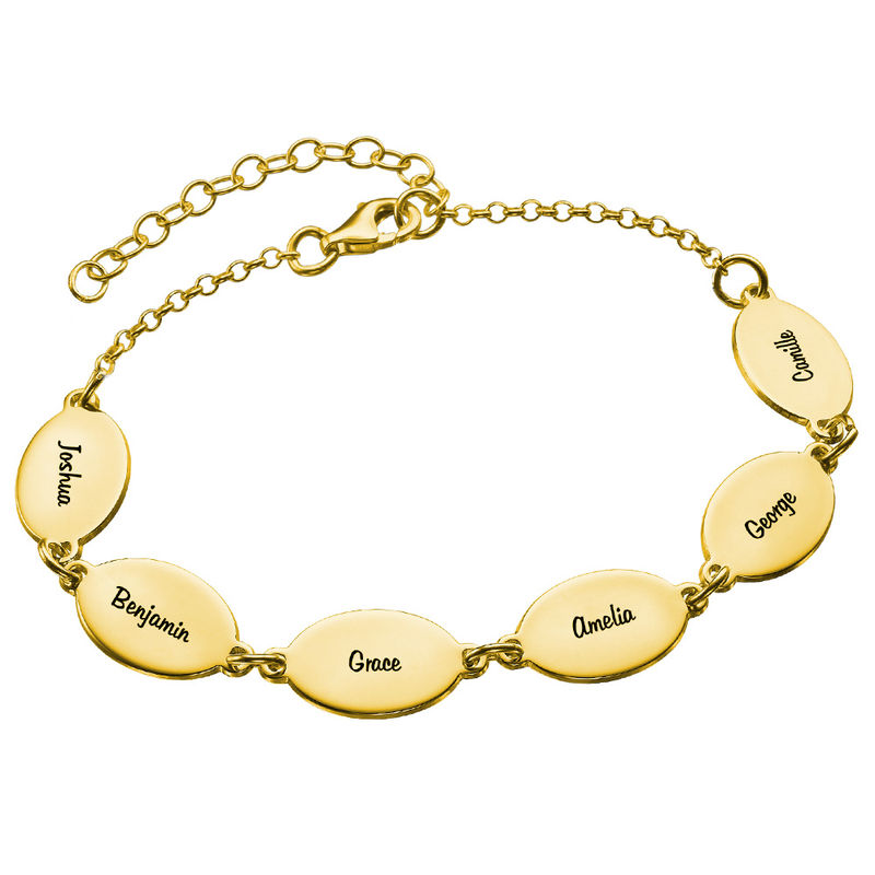 Personalized Name Oval Bracelet