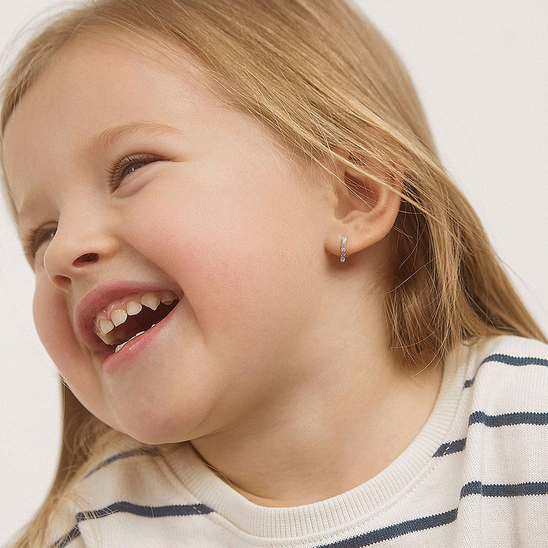 Children's Rhinestone Earrings