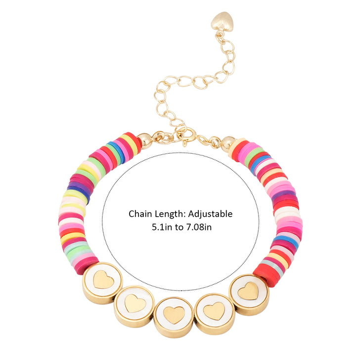 Soft Clay Personalized Letter Bracelet for Kids