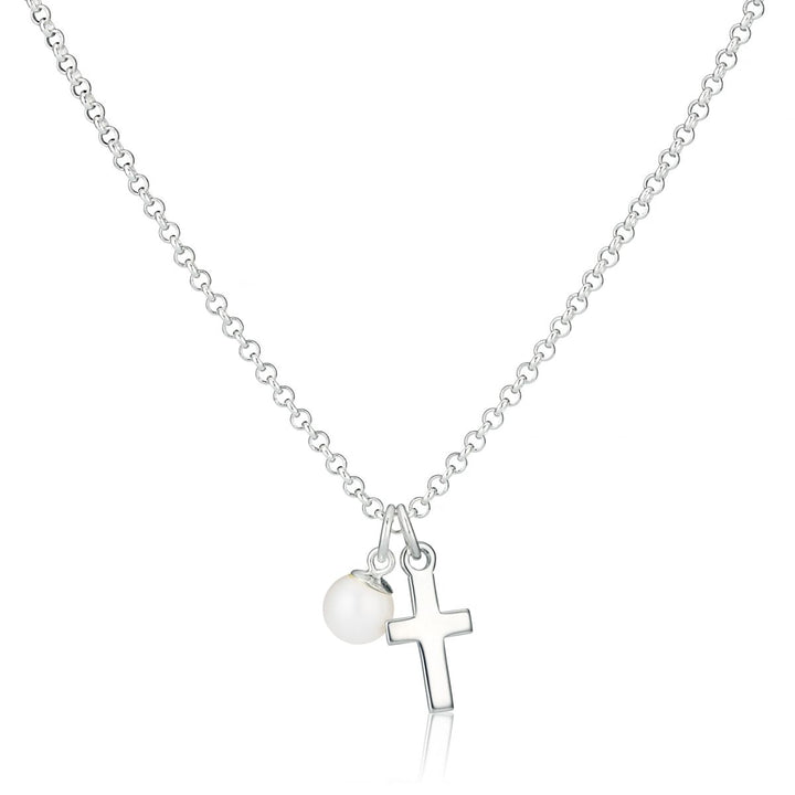 Baby's Christening Cross Necklace