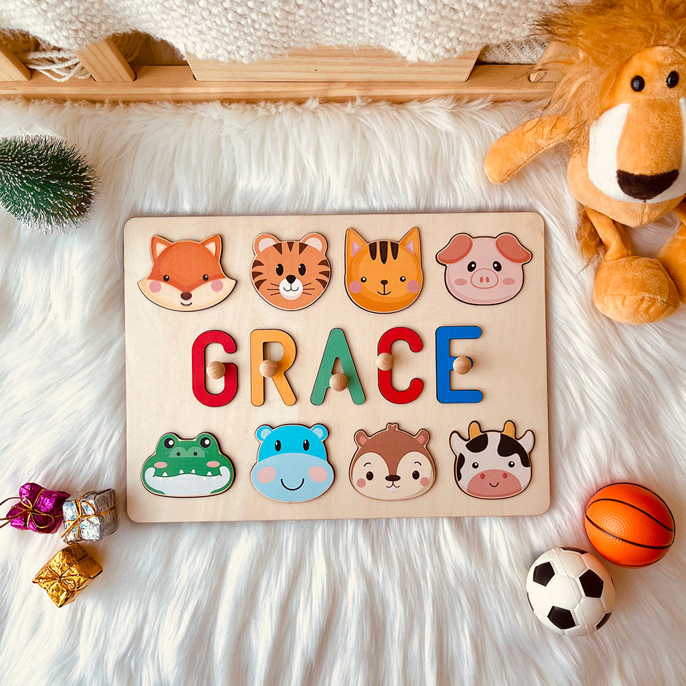 Personalized Wooden Baby Name Puzzle