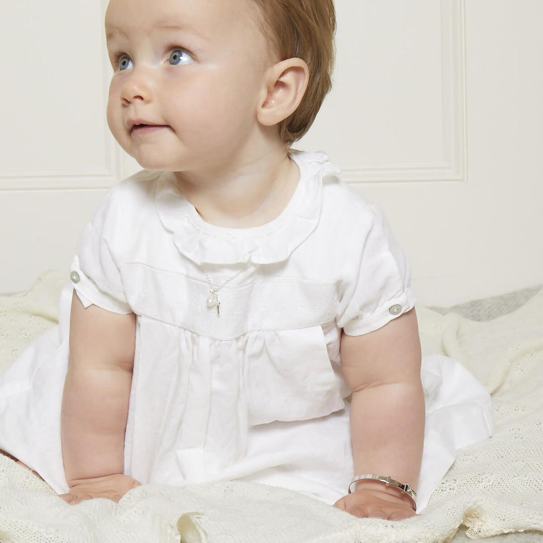 Baby's Christening Cross Necklace
