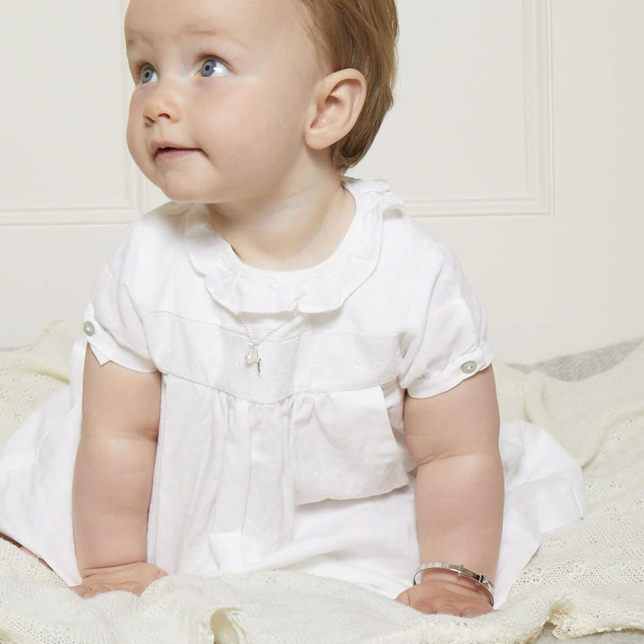 Baby's Christening Cross Necklace